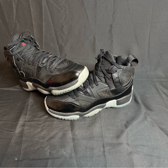 Jordan Jumpman Two Trey in Black and University Red - Picture 10 of 13